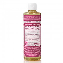 DR BRONNERS ROSE PURE-CASTILE SOAP 473ML