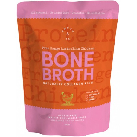 FREE RANGE AUSTRALIAN CHICKEN BONE BROTH GF 300ML