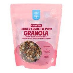 CHANTAL ORGANICS ORGANIC GLUTEN FREE GINGER CRUNCH AND PLUM GRANOLA 500G