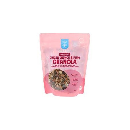 CHANTAL ORGANICS ORGANIC GLUTEN FREE GINGER CRUNCH AND PLUM GRANOLA 500G