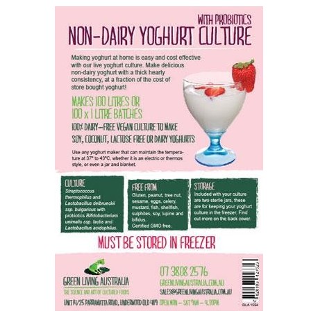 NON-DAIRY YOGHURT CULTURE