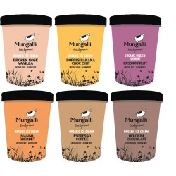 MUNGALLI ORGANIC ICE CREAM BELGIAN CHOCOLATE 475ML