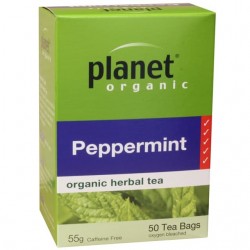 PLANET ORGANIC PEPPERMINT 50 BAGS