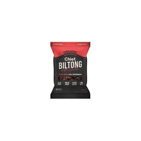 CHIEF ORGANIC BILTONG WITH CHILLI 30G