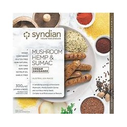 SYNDIAN MUSHROOM, HEMP AND SUMAC VEGAN SAUSAGES