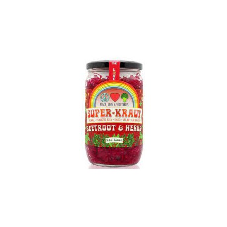 PEACE LOVE AND VEGETABLES BEETROOT KRAUT 650G