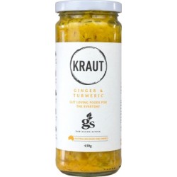GREEN ST KITCHEN GINGER AND TURMERIC KRAUT 430G