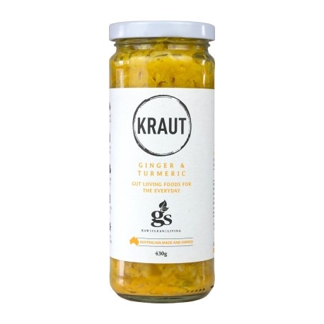 GREEN ST KITCHEN GINGER AND TURMERIC KRAUT 430G