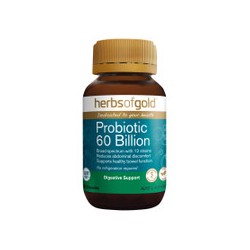 HERBS OF GOLD PROBIOTIC 60 BILLION 30 CAPSULES