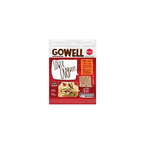DIEGO'S GO WELL LOWER CARB WRAPS 8 PACK 400G