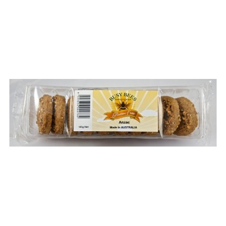 BUSY BEES ANZAC BISCUITS GLUTEN FREE 195G