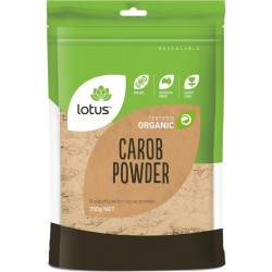 LOTUS CERTIFIED ORGANIC CAROB POWDER 250G