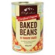 CHEFS CHOICE ORGANIC BAKED BEANS IN TOMATO SAUCE 400G