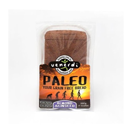 VENERDI PALEO ALMOND & LINSEED BREAD 580G