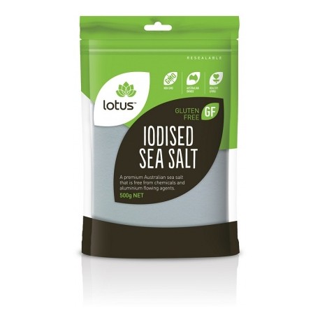 LOTUS IODISED SEA SALT 500G