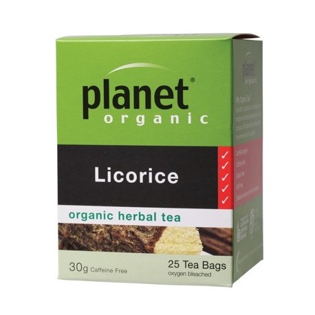 PLANET ORGANIC LICORICE TEA 25 BAGS