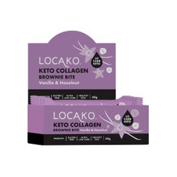 LOCAKO KETO COLLAGEN BROWNIE BITE VANILLA HAZELNUT