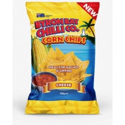 BYRON BAY CHILLI CO CORN CHIPS CHEESE 300G