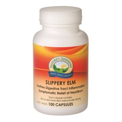 NATURES SUNSHINE SLIPPERY ELM 100 CAPSULES