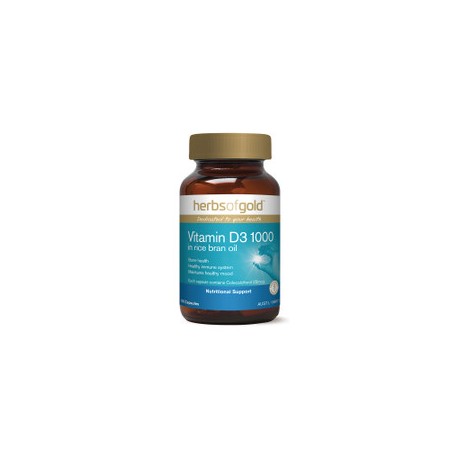 HERBS OF GOLD VITAMIN D3 1000 120 CAPSULES