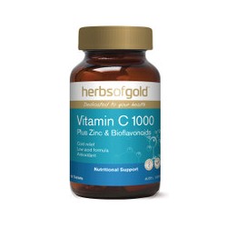 HERBS OF GOLD VITAMIN C 1000 PLUS 60 TABLETS