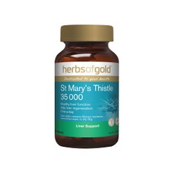 HERBS OF GOLD ST MARYS THISTLE 35000M 60 TABLETS