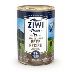 ZIWI PEAK NEW ZEALAND BEEF RECIPE DOG FOOD TIN 390G