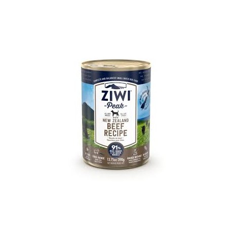 ZIWI PEAK NEW ZEALAND BEEF RECIPE DOG FOOD TIN 390G