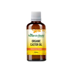 NATURES SHIELD ORGANIC CASTOR OIL 100ML