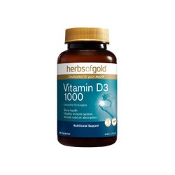 HERBS OF GOLD VITAMIN D3 1000 240 CAPSULES