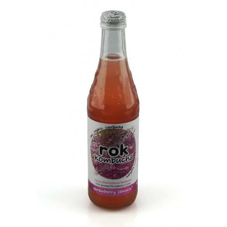 ROK STRAWBERRY JAMMIN KOMBUCHA 365ML