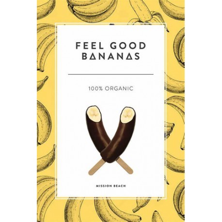 FEEL GOOD BANANAS 4 PACK CHOCOLATE COATED BANANA