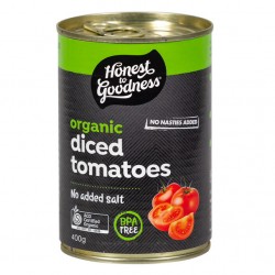 HONEST TO GOODNESS DICED TOMATOES 400G