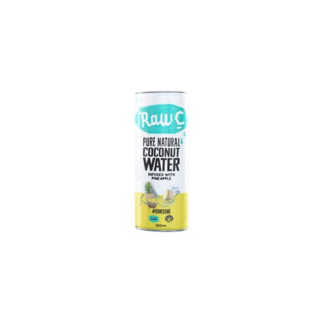 RAW C PINEAPPLE FLAVOURED COCNUT WATER 325ML