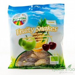 ECOVITAL FRUITY SNAKES EXTRA SOUR 100G