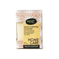 AUSTRALIAN NATURAL SOAP COMPANY HOME CARE MULTI PURPOSE CLEANER BAR 200G