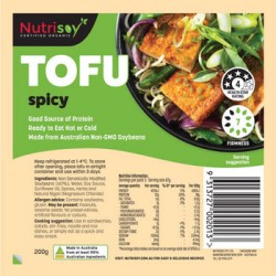 NUTRISOY SPICY CUTLET TOFU 200G