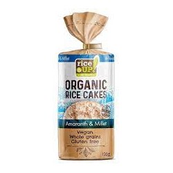 RICE UP ORGANIC WHOLEGRAIN RICE CAKES AMARANTH AND MILLET 120G