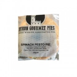 BYRON BAY GOURMET PIES PESTO SPINACH PIE 220G