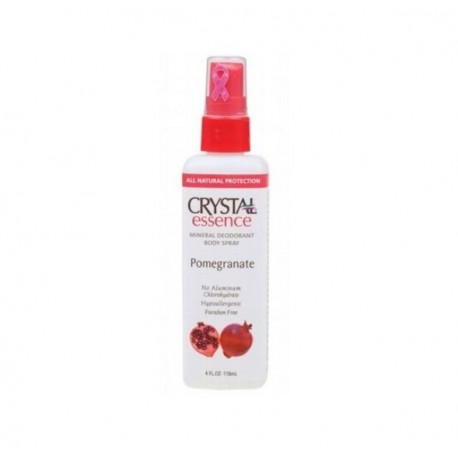 CRYSTAL ESSENCE POMEGRANATE MINERAL DEODORANT SPRAY 118ML