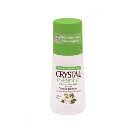 CRYSTAL ESSENCE MINERAL ROLL ON DEODORANT VANILLA JASMINE 66ML