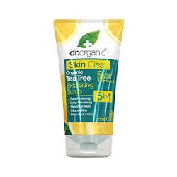 DR ORGANIC SKIN CLEAR TEA TREE EXFOLIATING SCRUB 50ML