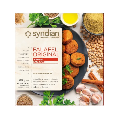 SYNDIAN ORIGINAL VEGAN FALAFEL SLIDERS 300G