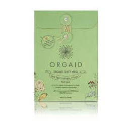 ORGAID ORGANIC SHEET MASK FIRMING ANTI AGING AND VITAMIN C MULTI PACK 6 SHEETS