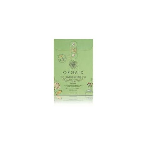 ORGAID ORGANIC SHEET MASK FIRMING ANTI AGING AND VITAMIN C MULTI PACK 6 SHEETS
