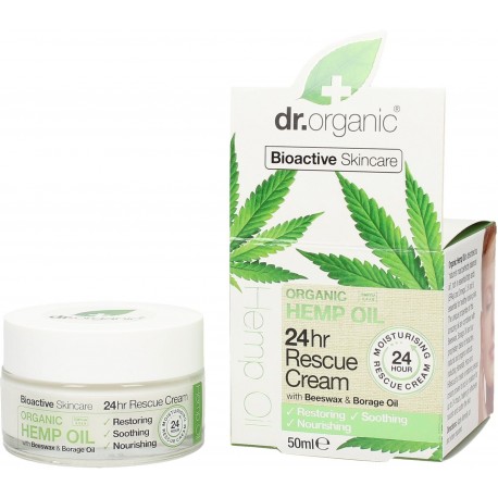 DR ORGANIC HEMP OIL 24 HOUR RESCUE CREAM 50ML