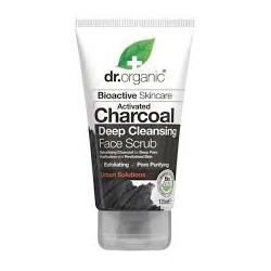 DR ORGANIC CHARCOAL DEEP CLEANSING FACE SCRUB 125ML