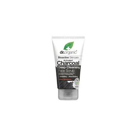 DR ORGANIC CHARCOAL DEEP CLEANSING FACE SCRUB 125ML