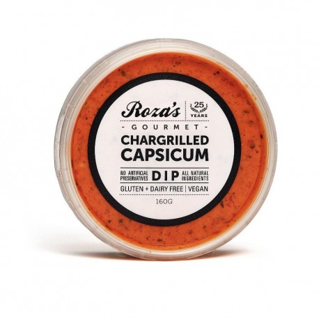 ROZA'S GOURMET CHARGRILLED CAPSICUM DIP 180G