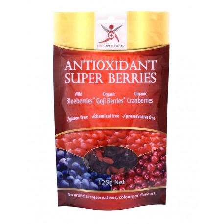 DR SUPERFOODS ANTIOXIDANT SUPER BERRIES 125G